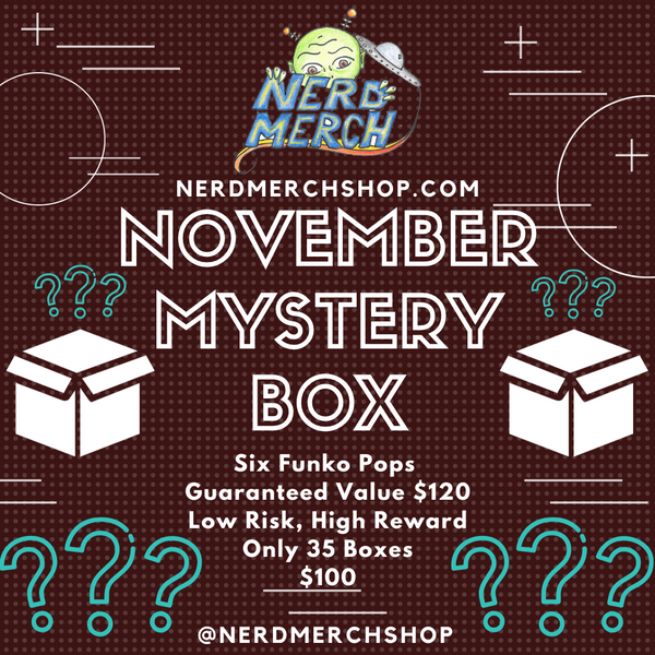 November Mystery Box Funko Pops! 11.