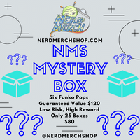 Nerd Merch Shop Mystery Box Funko Pop 7.5