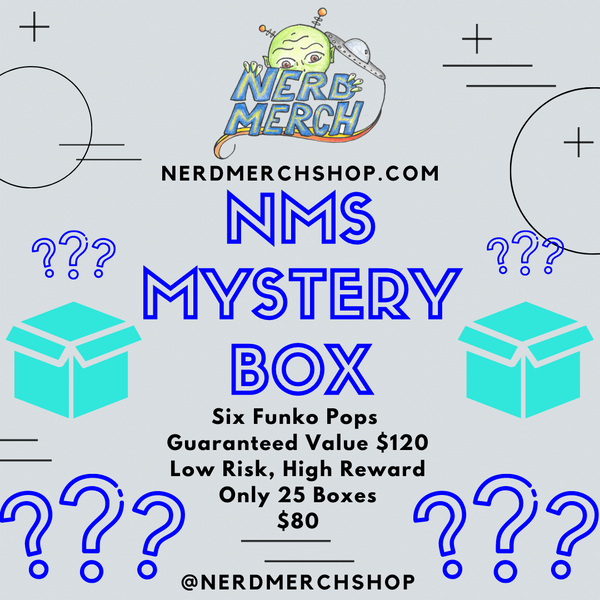 Nerd Merch Shop Mystery Box Funko Pop 7.5