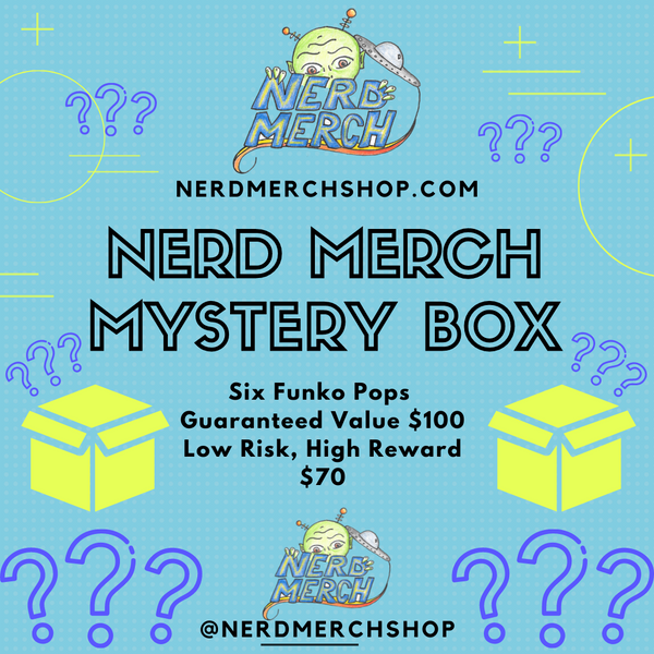 Nerd Merch Mystery Box Funko Pops! 4.8