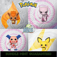 Pop Games: Pokemon Bundle: Vulpix, MewTwo, Mr. Mime, & Pichu